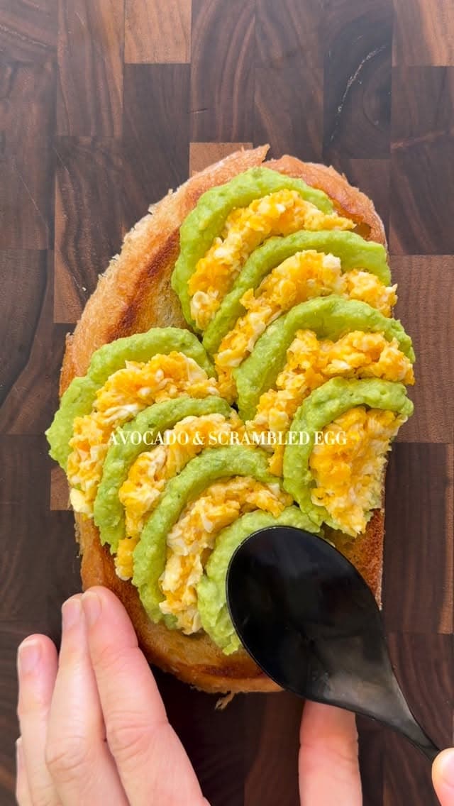 Scrambled Egg Avocado Toast
