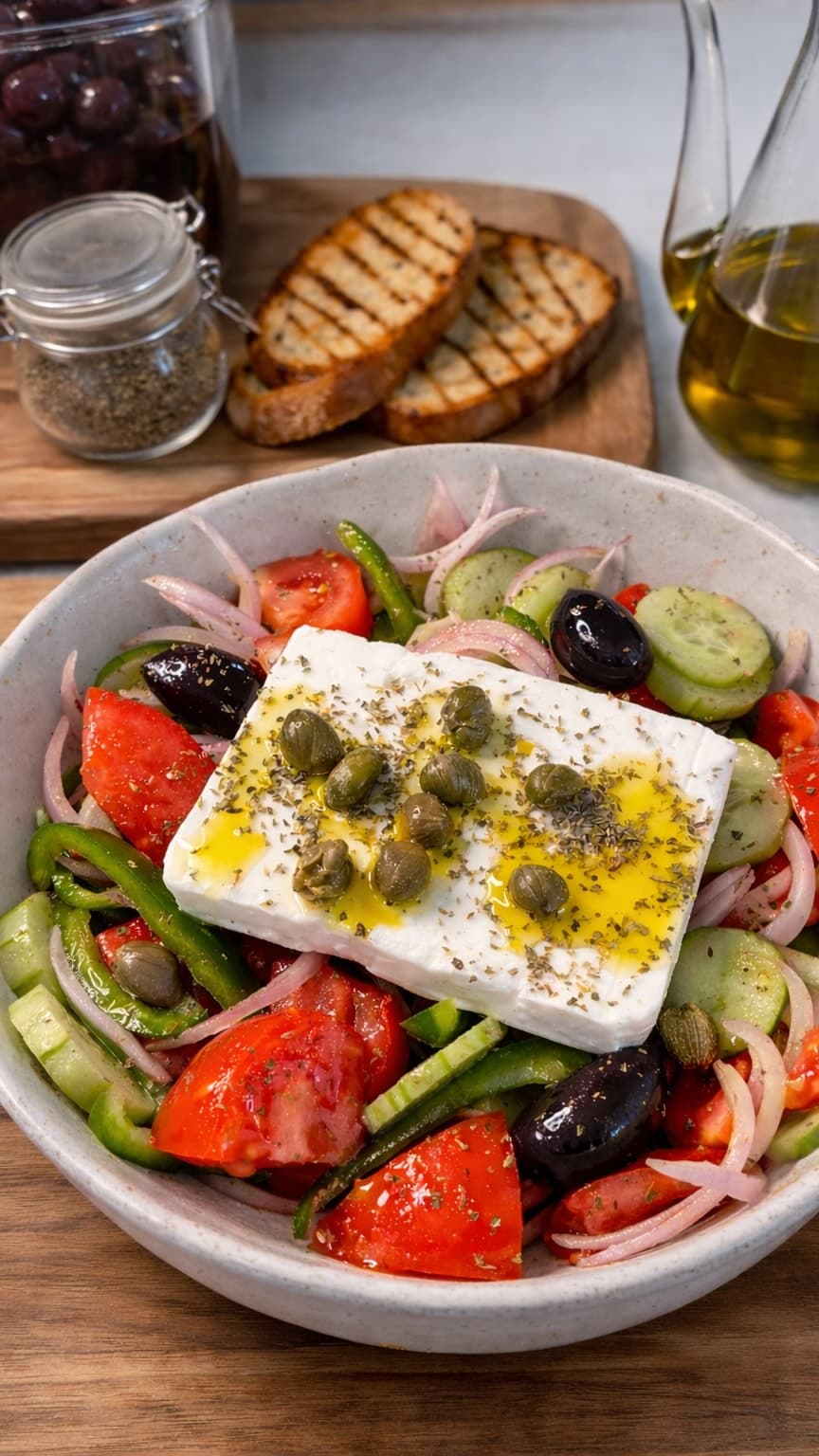 Classic Greek Salad (Horiatiki)