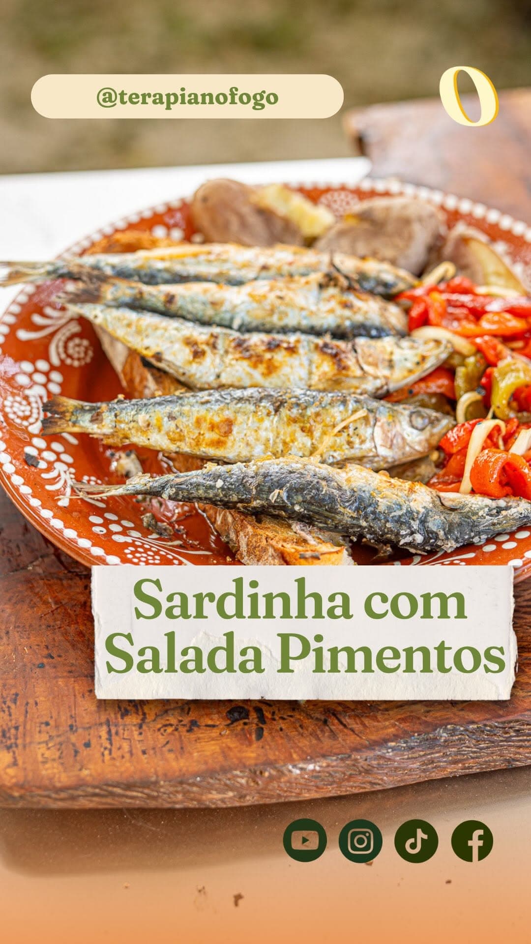 Grilled Sardines with Bell Pepper Salad